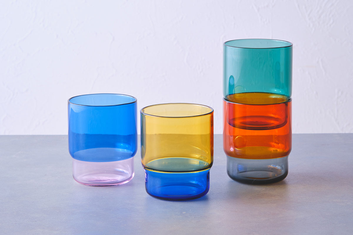 amabro TWO TONE STACKING CUP（耐熱ガラス製カップ）