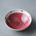 巌陶房 赤丸さくらんぼ 7寸鉢